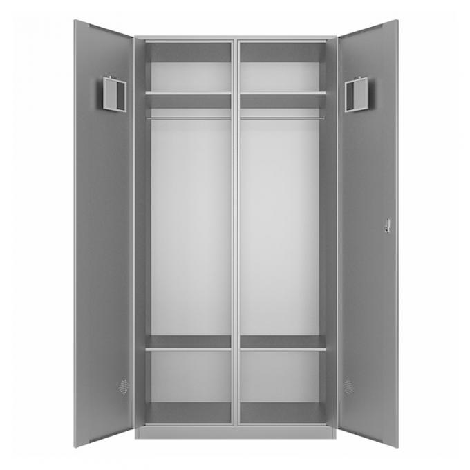2 Doors Stainless Steel Clothes Storage Locker For Locker Room
