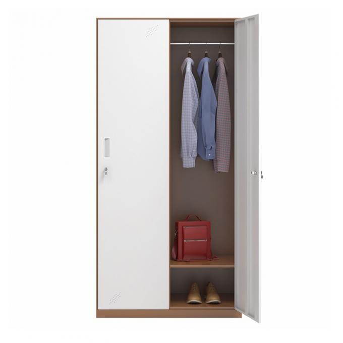 Locker Full Height 2 Doors Full Height Metal Clothes Storage Locker For Changing Room