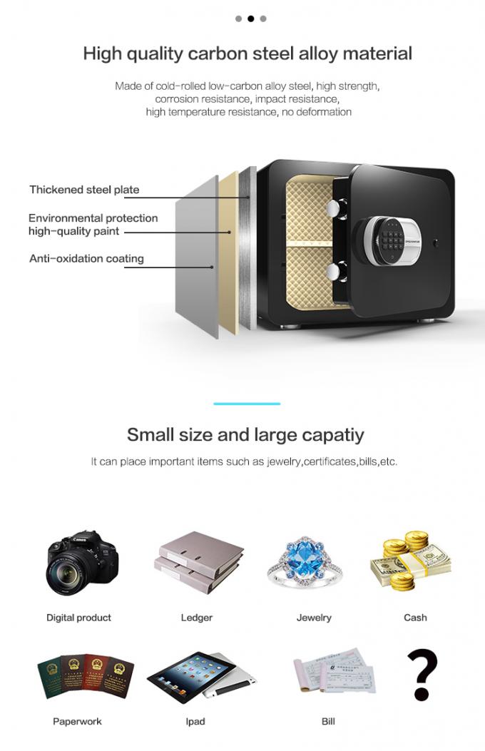 Electronic Keypad Small Digital Steel Security Safe Personal Box For Home