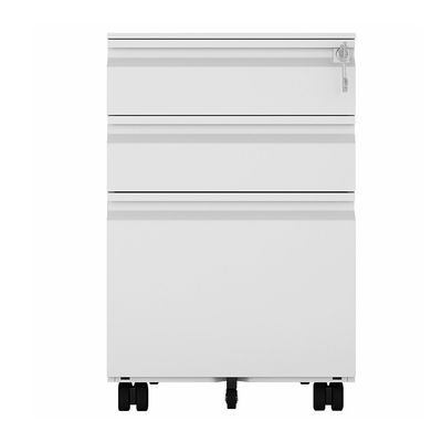 Office Assemble Structure Powder Coated Steel Mobile Pedestals
