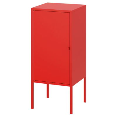 Metal 0.6mm Single Door Steel Cupboard With Stand Foot