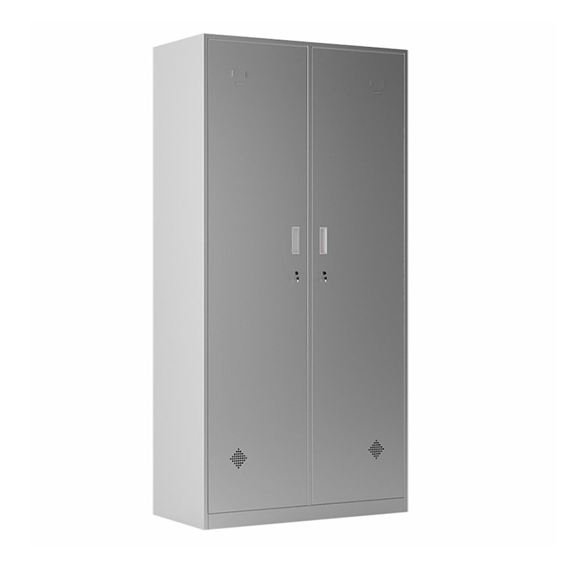 2 Doors Stainless Steel Clothes Storage Locker For Locker Room