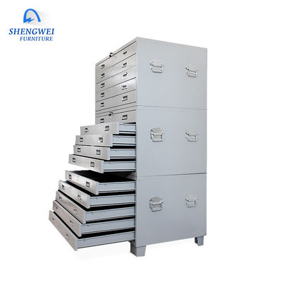 Office Horizontal Map File Metal Drawing Cabinet For A0 And A1 Drawings