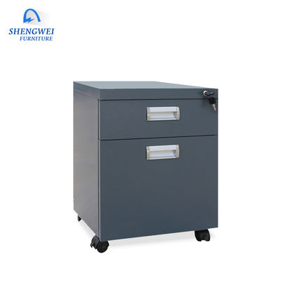 Pre Assemble Anti Dumping Mobile 0.7mm Metal Filing Cabinet