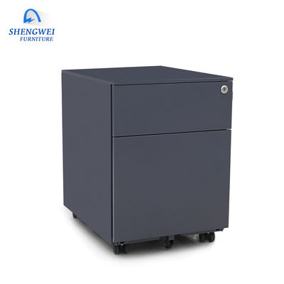 Pre Assemble Anti Dumping Mobile 0.7mm Metal Filing Cabinet