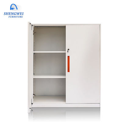 2 Door Small Knock Down Structure Anti Corrosion Half Height Locker