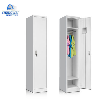 Single Door Steel Clothes Wardrobe