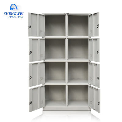 Vertical Waterproof Eight Doors Metal Storage Locker