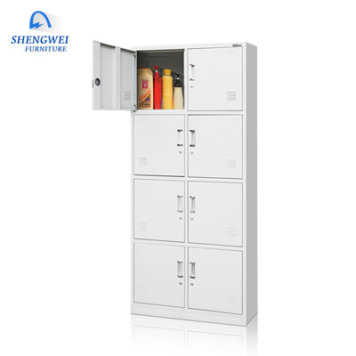 Vertical Waterproof Eight Doors Metal Storage Locker