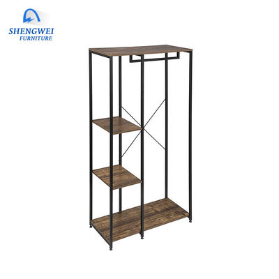 Multiple Combinations Steel Clothes Wardrobe Closet Metal Shelf Cabinet