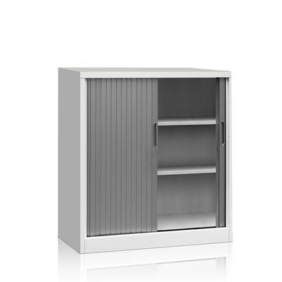 Rolling Shutter Doors Metal Half Height Locker With 2 Adjustable Shelves