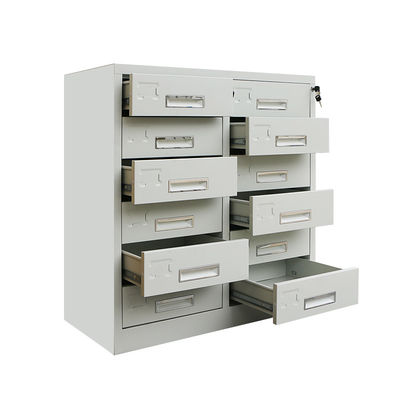 24 Drawers Epoxy Powder Finish Metal File Storage Cabinets For Office