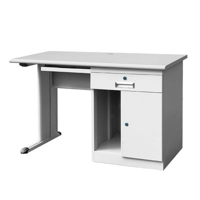 3 Drawers 1 Keyboard Holder Powder Coated Steel Executive Desk