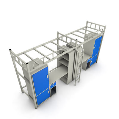 Apartment One Sleeper Steel Bunk Beds Desk Wardrobe Underneath