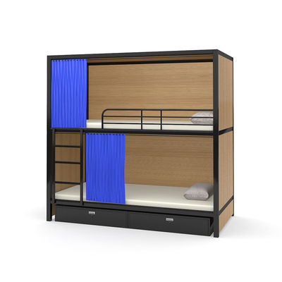 Powder Coated Electrostatic Spraying Anti Slip Metal Tube Bunk Beds