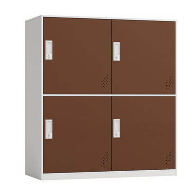 Pink Blue Four Doors H1000 * W900 * D400mm Half Height Locker For Primary School