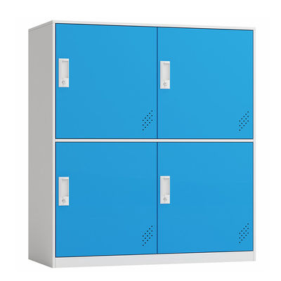 Pink Blue Four Doors H1000 * W900 * D400mm Half Height Locker For Primary School