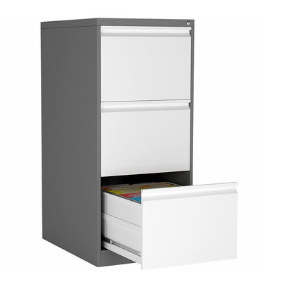 Anti Tilt Gray Goose Handle Multidrawer Vertical Filing Cabinet