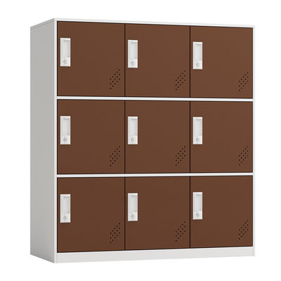 9 Doors School Stadium Metal Storage Half Height Locker for Children