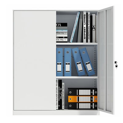 Powder Coated  Swing Door Book Storage Steel Cupboard