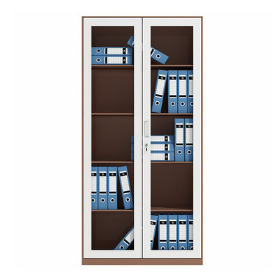 Swing  Glass Door Balcony Waterproof Vertical Metal Storage Cabinet