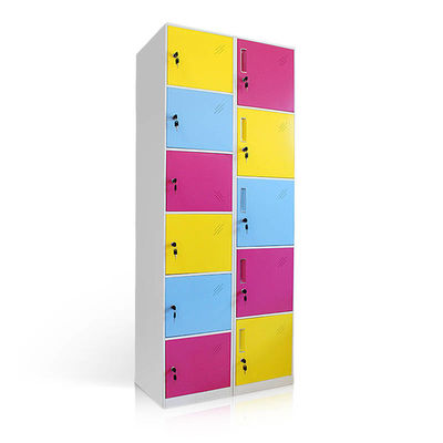 Narrow Edge Easy Assemble Waterproof  Multi Doors Metal Storage Locker