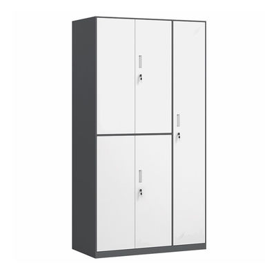 Narrow Edge Design 5 Doors Metal Storage Locker Cabinet For Clothes And Files