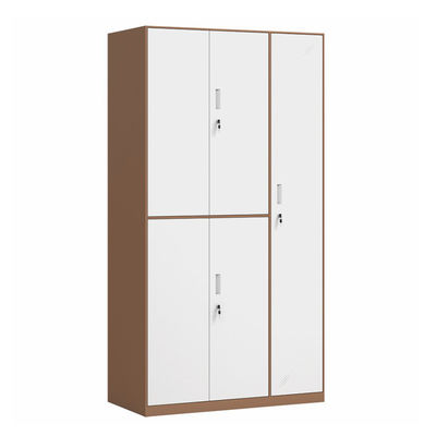 Narrow Edge Design 5 Doors Metal Storage Locker Cabinet For Clothes And Files