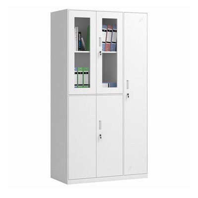 Narrow Edge Design 5 Doors Metal Storage Locker Cabinet For Clothes And Files