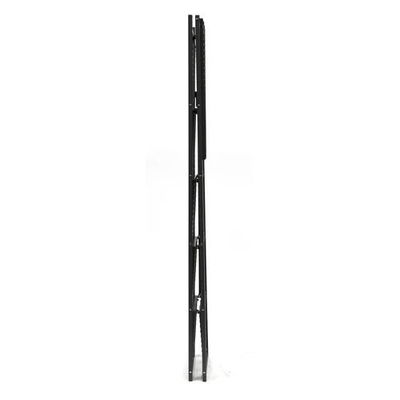 6-Tier Metal Stamped Perforate Bookcase Steel Slim Pantry Shelf Rack