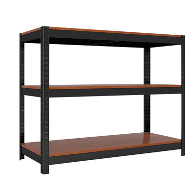 Adjustable Wooden Tiers Boltless Steel Stand Storage Shelf Rack