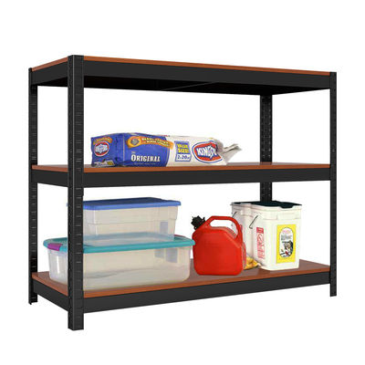 Adjustable Wooden Tiers Boltless Steel Stand Storage Shelf Rack