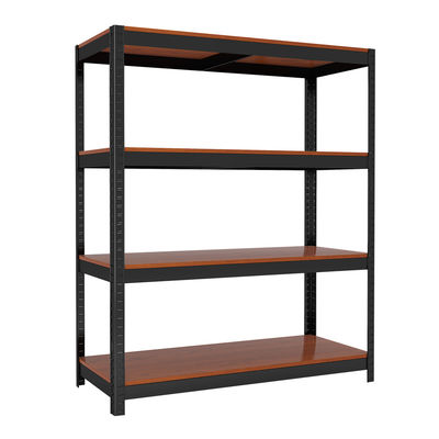 Adjustable Wooden Tiers Boltless Steel Stand Storage Shelf Rack