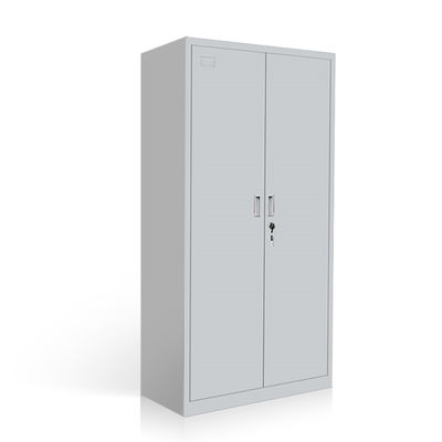 Gray Color Double Door Steel Office File Cabinet Metal Storage Cabinet