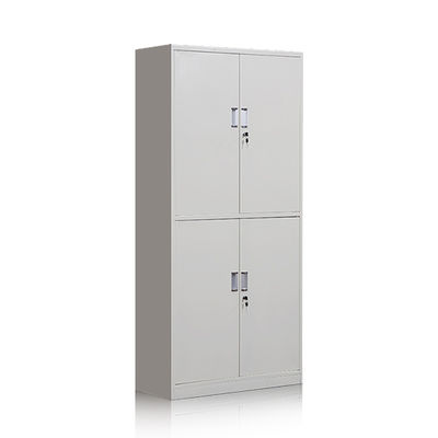 Full Height Two Tiers Four Doors Steel Office Cupboard