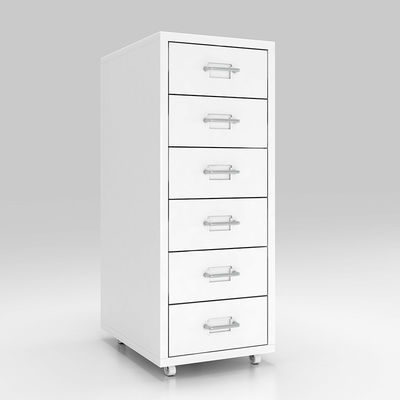 KD Structure 6 Drawers Mobile Metal File Cabinet for home storage
