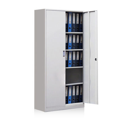 Vertical 4 Adjustable Shelves Cold Rolled Steel File Cabinet