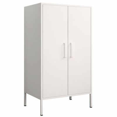 Bedroom two Metal Doors home Half Height Storage Locker With Foot