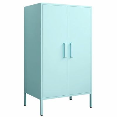 Bedroom two Metal Doors home Half Height Storage Locker With Foot