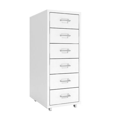 HELMER Colorful Movable 6 Drawers Storage Drawer Cabinet
