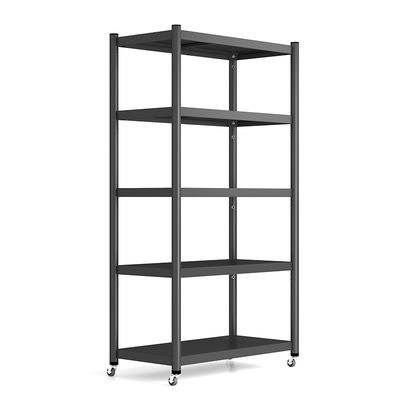 Multi Size Five Layers White Movable Steel Shelf Rack