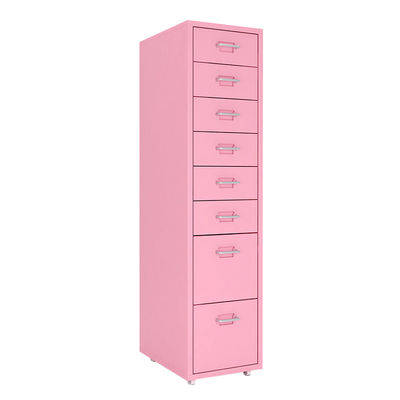 White Storage Metal Organization 8 Drawer Flat File Cabinet