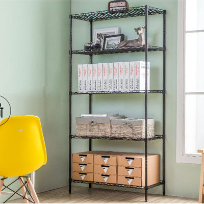 Sliver 5 Layers Garage Storage Shelves For Bedroom Kitchen