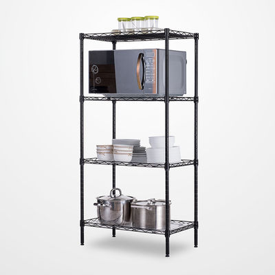 Basics 4 Tiers Adjustable Heavy Duty Organizer Steel Shelf Rack