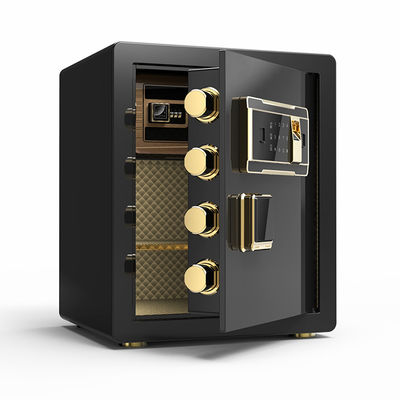 Height 45cm Black Electronic Fingerprint Lock Security Home Safe