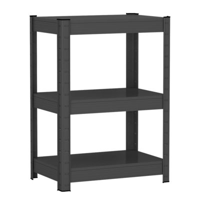3 Tiers White Metal Storage Shelves For Home Bathroom Narrow Place