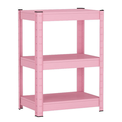 3 Tiers White Metal Storage Shelves For Home Bathroom Narrow Place