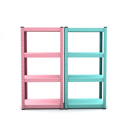 Sharehouse 4 Shelf Light Duty Steel Shelf Rack Blue Storage Organizer