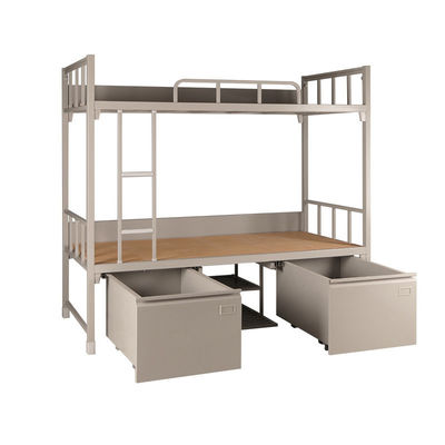 Apartment Steel Bunk Beds Metla Military Double Decker Bed With Drawer Lockers