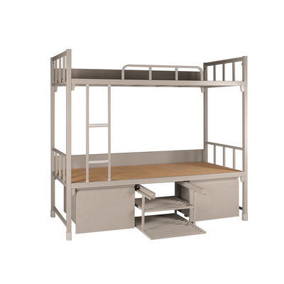 Apartment Steel Bunk Beds Metla Military Double Decker Bed With Drawer Lockers